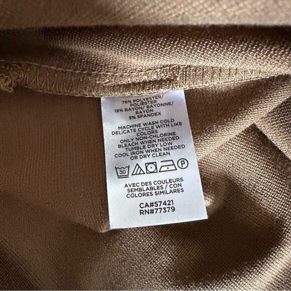 Ann Taylor Funnel Neck Ponte Knit Top Shirt Extra Small XS NWT - Picture 12 of 14